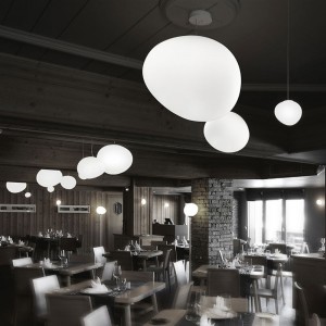 Lámpara de suspensión Gregg de Foscarini. Lámparas de diseño modernas.