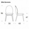 Silla Sorrento Madera de Tonin casa. Muebles modernos de hogar.