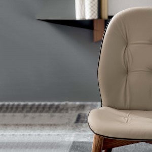 Silla Sorrento Madera de Tonin casa. Muebles modernos de hogar.