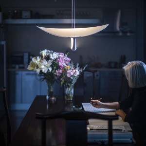 Lámpara de suspensión Plena de Foscarini. Lámparas de diseño moderno.