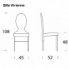 Silla Vivienne de Tonin casa. Muebles modernos de hogar.