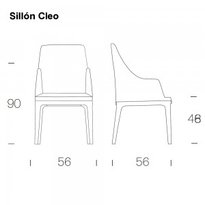 Sillón Cleo de Tonin casa. Muebles modernos de hogar.