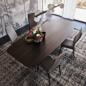 Mesa Dragon Wood de Cattelan Italia. Mesa de comedor. Mesas de madera.