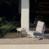 Butaca de exterior Onde de Gandia Blasco. Muebles de diseño para terraza.