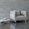 Sillón para exterior Onde de Gandia Blasco. Diseño moderno para jardines y terrazas.