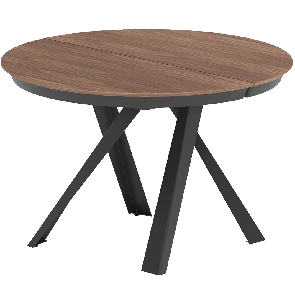 Mesa extensible Emisfero Legno de comedor o salón de Ozzio design.