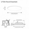 Lámpara  LP Slim Recessed diseño de Louis Poulsen.