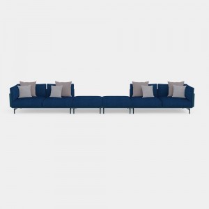 Puf modular Onde de Gandia Blasco. Diseño moderno para jardines y terrazas.