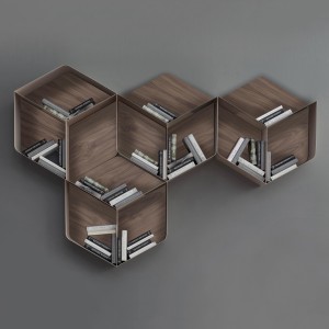 Librería Pangea de Tonin casa. Muebles modernos de hogar.