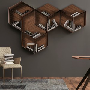 Librería Pangea de Tonin casa. Muebles modernos de hogar.