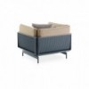 Sillón para exterior Onde de Gandia Blasco. Diseño moderno para jardines y terrazas.