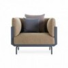 Sillón para exterior Onde de Gandia Blasco. Diseño moderno para jardines y terrazas.
