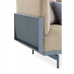 Sillón para exterior Onde de Gandia Blasco. Diseño moderno para jardines y terrazas.