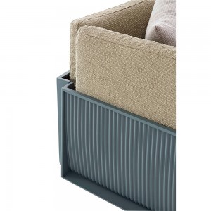 Sillón para exterior Onde de Gandia Blasco. Diseño moderno para jardines y terrazas.