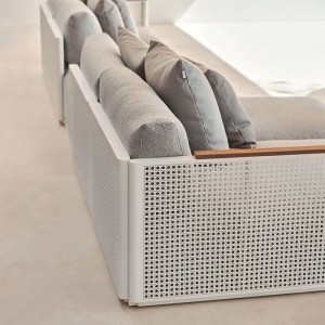 Sofá modular 2 Bosc de Gandia Blasco. Diseño moderno para jardines y terrazas.