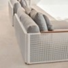 Sofá modular 2 Bosc de Gandia Blasco. Diseño moderno para jardines y terrazas.