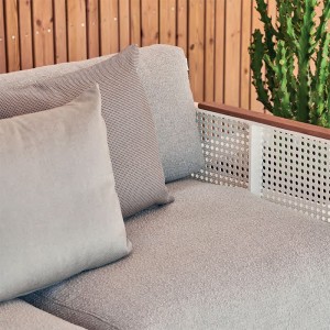 Sofá modular 2 Bosc de Gandia Blasco. Diseño moderno para jardines y terrazas.