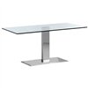 Mesa Elvis de Cattelan Italia. Muebles modernos italianos. Mesas de cristal.