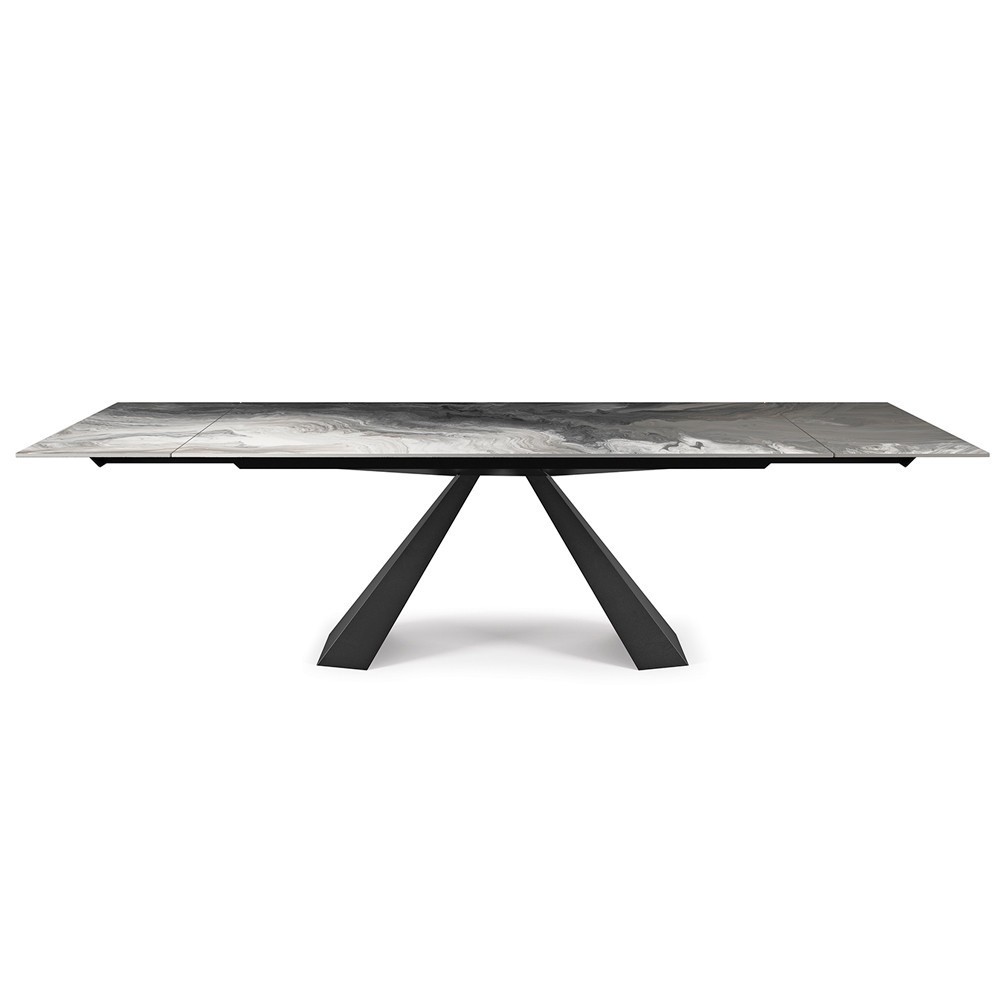 Mesa Eliot CrystalArt Drive de Cattelan Italia con diseño moderno y elegante con acabados de lujo.