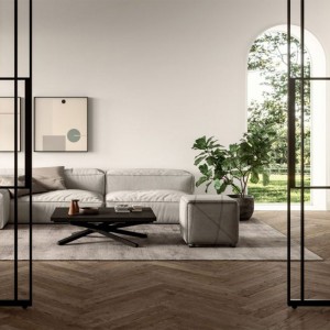 Puff Cubix de Ozzio design. Estructura metálica tapizada en terciopelo o ecopiel
