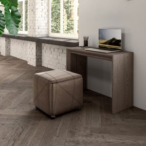 Puff Cubix de Ozzio design. Estructura metálica tapizada en terciopelo o ecopiel