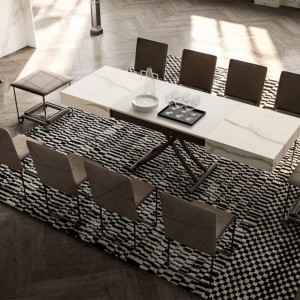 Puff Cubix de Ozzio design. Estructura metálica tapizada en terciopelo o ecopiel