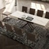 Puff Cubix de Ozzio design. Estructura metálica tapizada en terciopelo o ecopiel