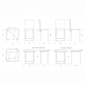 Puff Cubix de Ozzio design. Estructura metálica tapizada en terciopelo o ecopiel