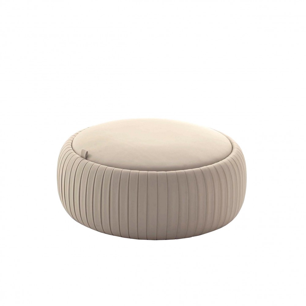 Pouf Plissè de Tonin casa. Muebles modernos de hogar.