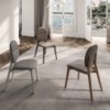Silla Giotto de Ozzio design. Silla con estructura de madera.