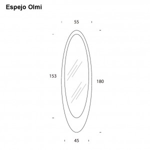 Espejo Olmi de Tonin casa. Muebles modernos de hogar.