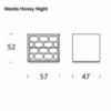 Mesita noche Honey Night de Tonin casa. Muebles modernos de hogar.