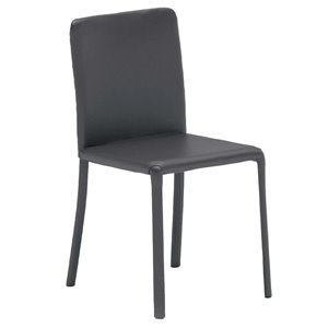 Silla Lunette de Ozzio design. Estructura metálica y tapizado en piel, ecopiel o terciopelo.