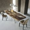 Mesa Gordon CrystalArt de Cattelan Italia. Muebles modernos italianos.