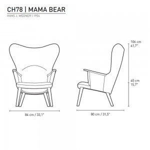 Butaca Mama Bear CH78 Carl Hansen and Son