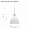 Lámpara Toldbod Glass Suspendida de Louis Poulsen.
