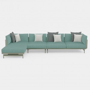 Sofá modular 3 Onde de Gandia Blasco. Muebles de diseño. Sofás para exterior.
