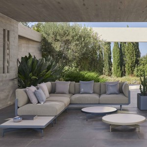 Sofá modular 4 Onde de Gandia Blasco. Muebles de diseño para exteriores.