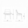 Sillón Siria de Ozzio design. Estructura giratoria tapizada en piel o terciopelo.