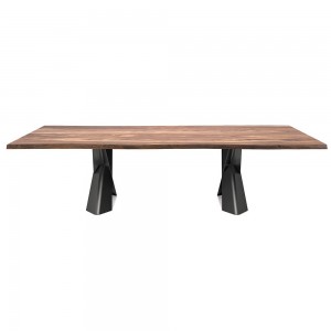 Mesa Mad Max Wood Versión A de Cattelan Italia es una mesa moderna y elegante con acabados de lujo.