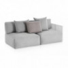 Sofá modular 1 Bosc de Gandia Blasco. Diseño moderno para jardines y terrazas.