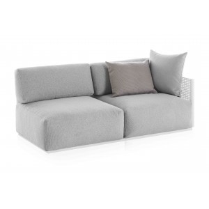 Sofá modular 1 Bosc de Gandia Blasco. Diseño moderno para jardines y terrazas.