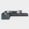 Sofá modular 6 Bosc esquinero de Gandia Blasco. Diseño moderno para exterior.