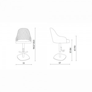 Taburete Brando de Ozzio Design. Mobiliario de diseño.