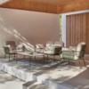 Mesa baja Capa de Gandia Blasco. Muebles de diseño moderno para exterior.