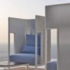 Sillón de diseño Cocoon Solanas de Gandia Blasco. Sillones para jadines.