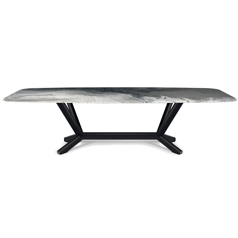 Mesa Planer CrystalArt de Cattelan Italia. Mesa de diseño para salón.