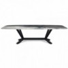 Mesa Planer CrystalArt de Cattelan Italia. Mesa de diseño para salón.