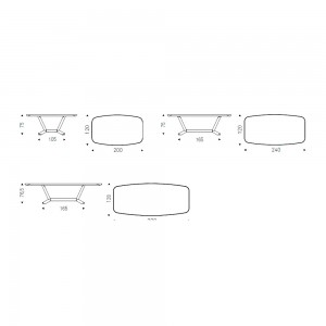 Mesa Planer Keramik Premium de Cattelan Italia. Mesa moderna de salón.