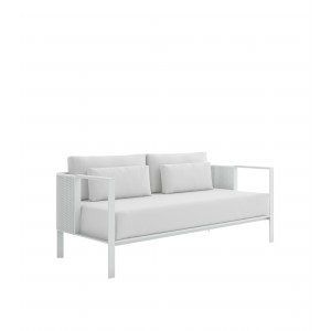 Sofá 2 plazas Solanas para exterior de Gandia Blasco. Muebles para patio y jardín.
